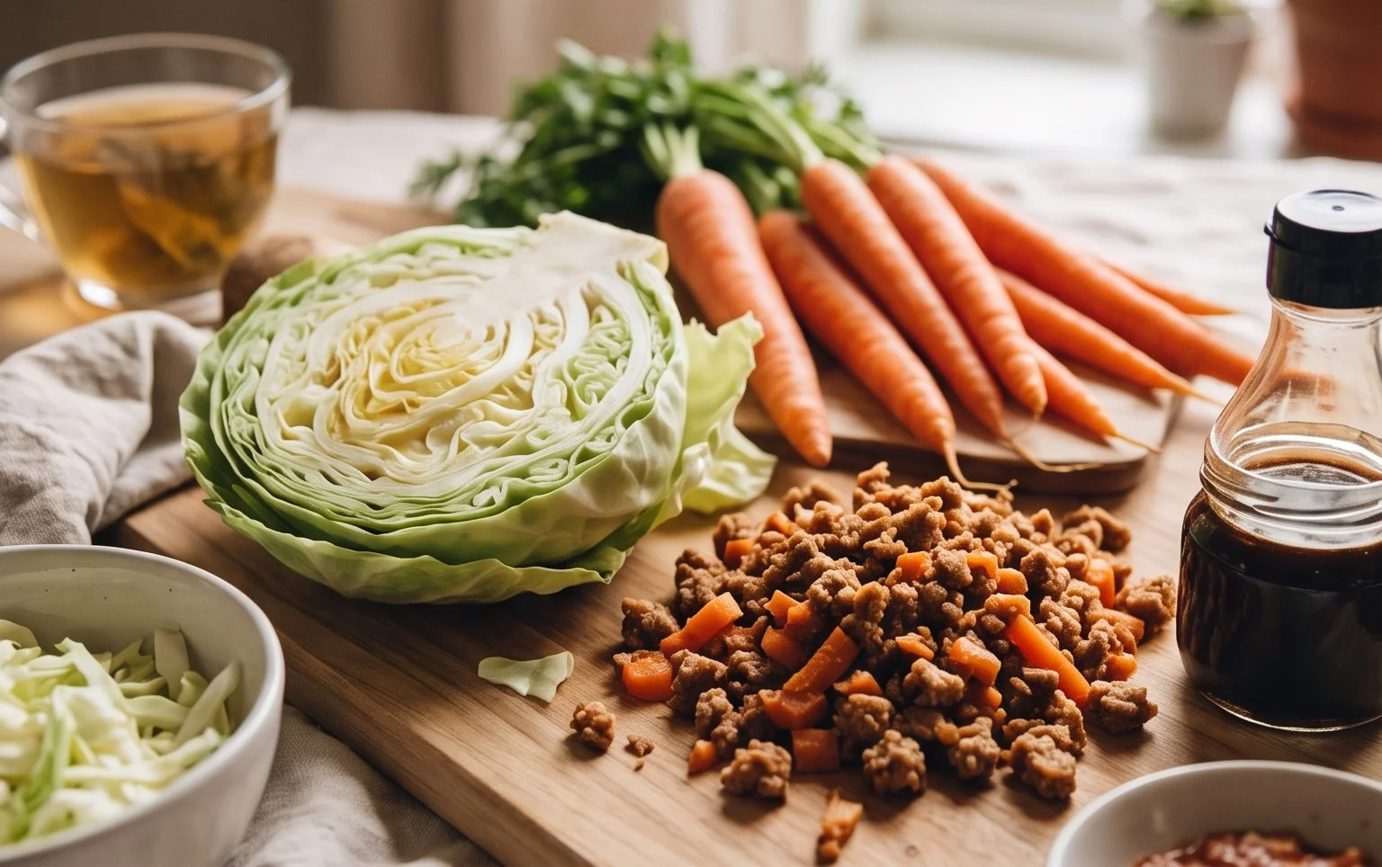 20 Minute Vegan Egg Roll In A Bowl (Crack Slaw)